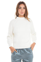 Cotton/Cashmere Mock Neck Sweaters
