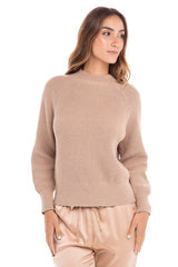 Cotton/Cashmere Mock Neck Sweaters